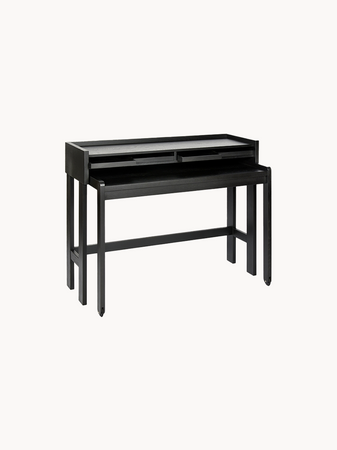 | Modesto Sekretär – eleganter Schreibtisch aus Massivholz in verschiedenen Ausführungen - von LIVINGforme online kaufen bei LIVINGforme.