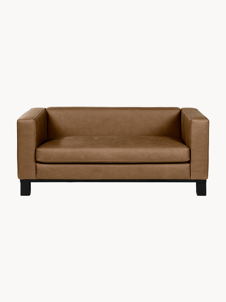 3er-Sofa | Bella Sofa Santa Fe Lang 3-Sitzer - Cognac von Lambert online kaufen bei LIVINGforme.