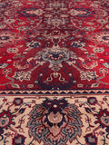 Bid Teppich in Rot, Detail