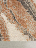Solar Teppich Grau/Terrakotta, Detail