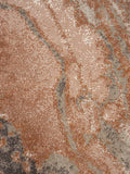 Solar Teppich rund Grau/Terrakotta, Detail