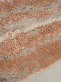 Solar Teppich rund Grau/Terrakotta, Detail