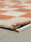 Checker Teppich Beige/Terrakotta 160 × 230 cm, Detail