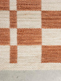 Checker Teppich Beige/Terrakotta 160 × 230 cm, Detail