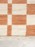 Checker Teppich Beige/Terrakotta 160 × 230 cm, Detail