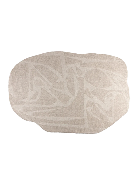 Forms Teppich Creme 160 × 230 cm, Ansicht 1