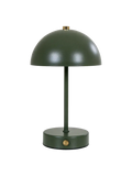 Holt LED-Tischleuchte grün/Messing, aufladbar Tischleuchte Living Nordic