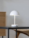 Holt LED-Tischleuchte weiß/Stahl, aufladbar Tischleuchte Living Nordic