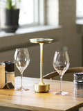 Lyneham LED-Tischleuchte Messing, aufladbar Tischleuchte Living Nordic