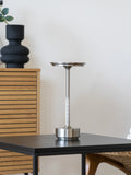 Lyneham LED-Tischleuchte silber, aufladbar Tischleuchte Living Nordic