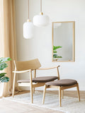 Argalo Pendelleuchte Glas/Holz, weiß Pendelleuchte Living Nordic