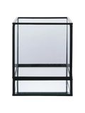 Hurricane Kerzenhalter Metall/Glas, schwarz Kerzenhalter Living Nordic