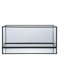 Hurricane Kerzenhalter Metall/Glas, schwarz Kerzenhalter Living Nordic