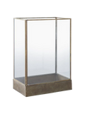Manali Laterne Metall/Glas, Antik-Messing-Optik Laterne Living Nordic