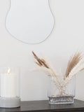 Hurricane Kerzenhalter Keramik/Glas, grau Kerzenhalter Living Nordic