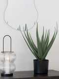 Lucena Laterne Metall/Glas, schwarz Laterne Living Nordic