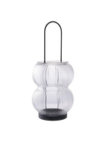 Lucena Laterne Metall/Glas, schwarz Laterne Living Nordic