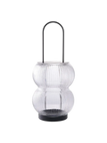 Lucena Laterne Metall/Glas, schwarz Laterne Living Nordic
