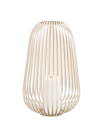 Stoense Laterne Metall, beige Laterne Living Nordic