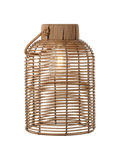 Brentford Solarleuchte Polyrattan, braun – Ø20x30,5 cm Living Nordic