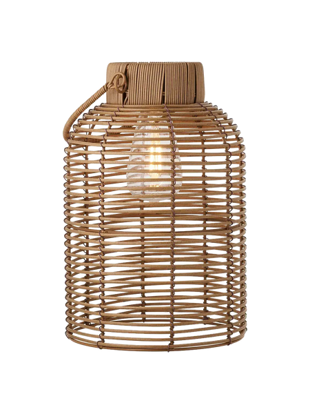Brentford Solarleuchte Polyrattan, braun – Ø20x30,5 cm Living Nordic