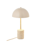 Sheffield Tischleuchte Marmor/Metall, beige Tischleuchte Living Nordic