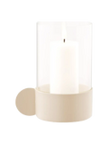 Hurricane Kerzenhalter Glas/Metall, beige Kerzenhalter Living Nordic