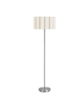 Watton Stehleuchte Stahl/Leinen, grau/beige Stehleuchte Living Nordic