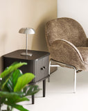 Fenwick Tischleuchte Metall, aufladbar, silber Tischleuchte Living Nordic