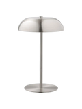 Fenwick Tischleuchte Metall, aufladbar, silber Tischleuchte Living Nordic