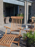 Arrecife Liegestuhl Teak, natur Liegestuhl Living Nordic