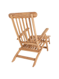 Arrecife Liegestuhl Teak, natur Liegestuhl Living Nordic