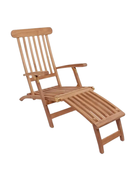 Arrecife Liegestuhl Teak, natur Liegestuhl Living Nordic