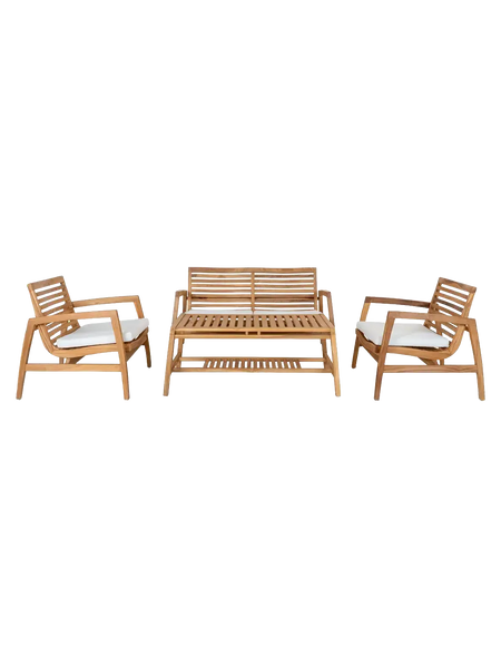 Santander Lounge-Set Teak Gartenmöbel-Set Living Nordic