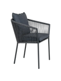 Salerno Esszimmerstuhl Aluminium/Polyester Esszimmerstuhl Living Nordic