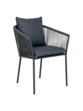 Salerno Esszimmerstuhl Aluminium/Polyester Esszimmerstuhl Living Nordic