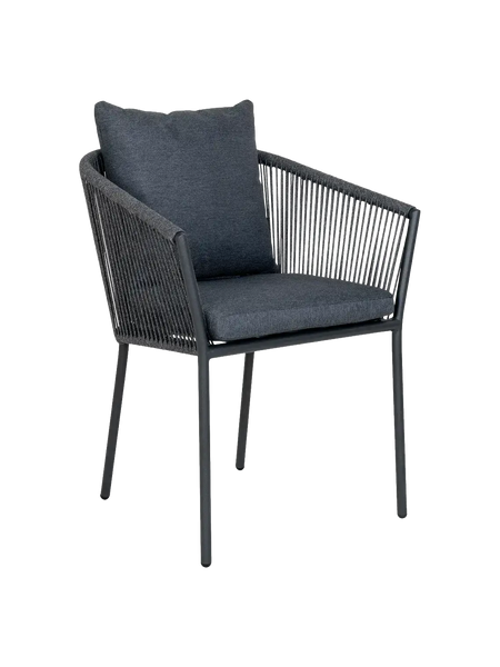 Salerno Esszimmerstuhl Aluminium/Polyester Esszimmerstuhl Living Nordic