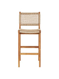 Derby Tresenstuhl Teak/Polyrattan, natur Tresenstuhl Living Nordic