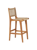 Derby Tresenstuhl Teak/Polyrattan, natur Tresenstuhl Living Nordic