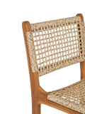 Derby Tresenstuhl Teak/Polyrattan, natur Tresenstuhl Living Nordic