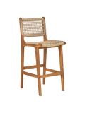 Derby Tresenstuhl Teak/Polyrattan, natur Tresenstuhl Living Nordic