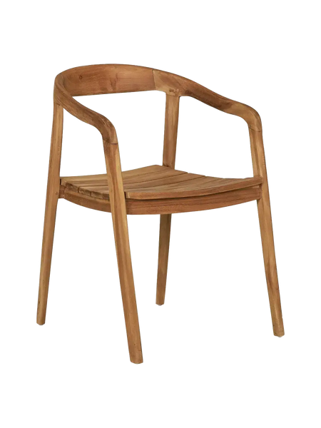 Otero Esszimmerstuhl Teak, natur Esszimmerstuhl Living Nordic