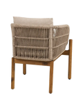 Terracina Esszimmerstuhl Akazienholz, natur/beige Esszimmerstuhl Living Nordic