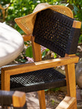 Anzio Esszimmerstuhl Akazie, schwarz rope Esszimmerstuhl Living Nordic