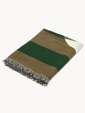 | Laszlo Plaid – Salbei/Elfenbein/Camel, 130 × 170 cm – Lambert - von Lambert online kaufen bei LIVINGforme.