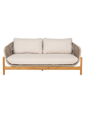 Terracina Loungesofa Akazienholz, natur/beige Sofa Living Nordic