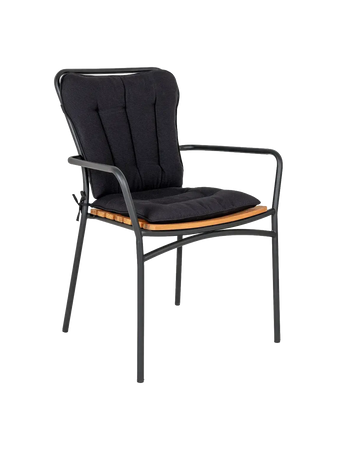 Cleveland Kissen Polyester, schwarz Kissen Living Nordic