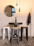 Hooked Garderobe Silber im Raum