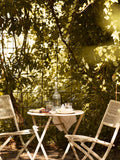 Arcas Bistro-Set 2 Stühle und 1 Tisch, rope/Stahl, taupe Gartenmöbel-Set Living Nordic