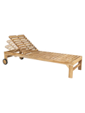 Andorra Sonnenliege Teak, natur Sonnenliege Living Nordic